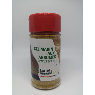 Sel marin aux agrumes 70G